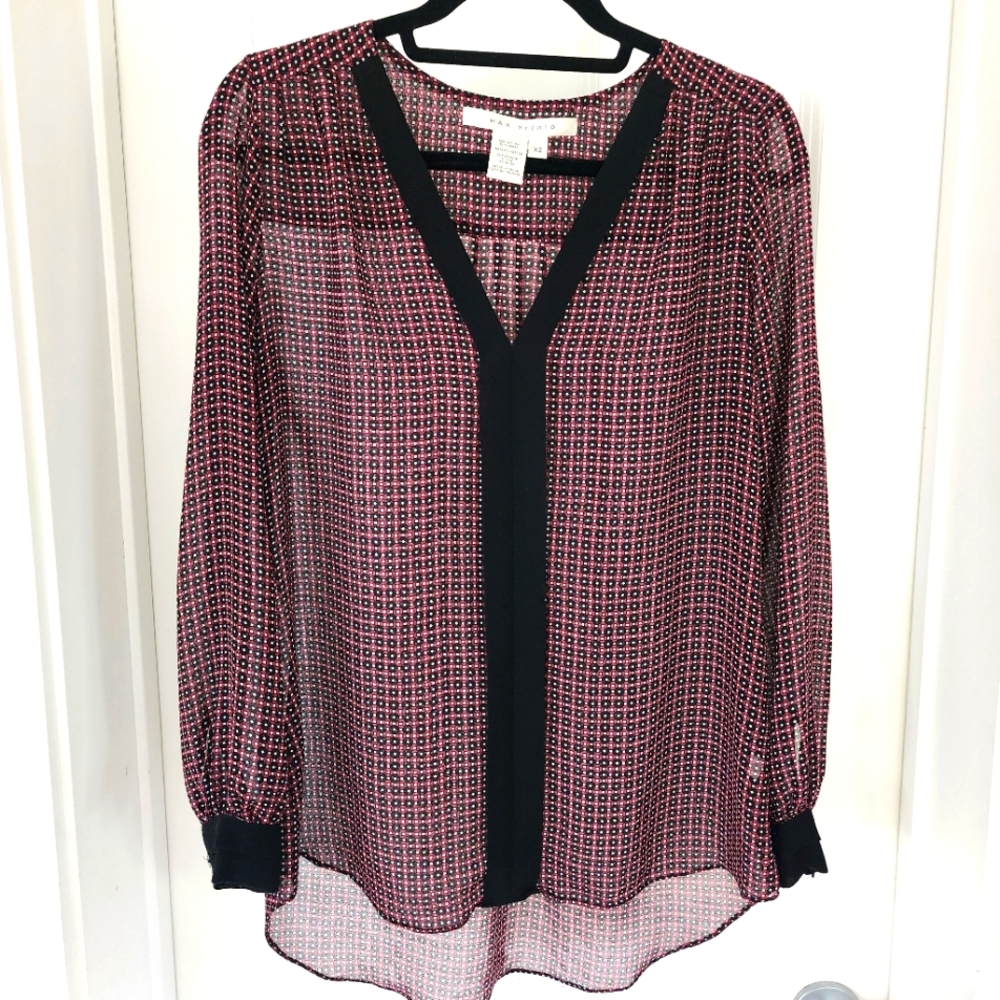Max Studio Sheer Top